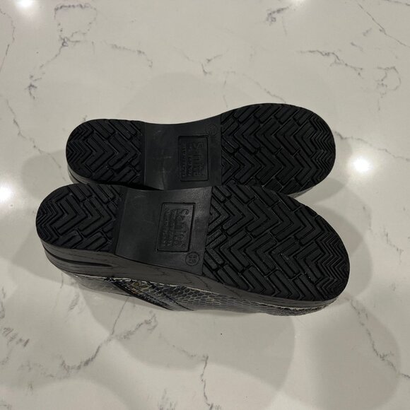 Sanita Original Danish Professional Snake Print Clogs Shoes 36 / 5.5 US - Picture 7 of 10